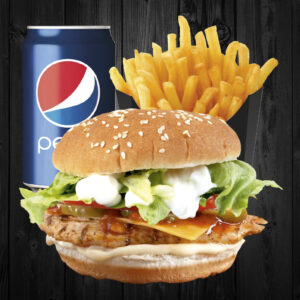 Cluckin' Hot Grilled Burger